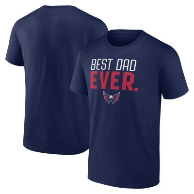 Футболка Washington Capitals Best Dad Ever - Navy