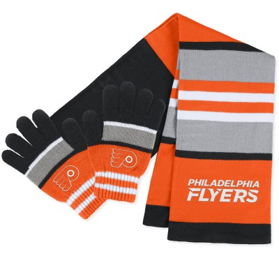 Перчатки и шарф Philadelphia Flyers WEAR by Erin Andrews Womens Stripe