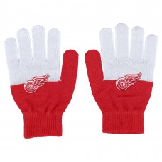 Detroit Red Wings WEAR by Erin Andrews Womens Color-Block Gloves