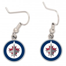 Winnipeg Jets Logo Wire Earrings