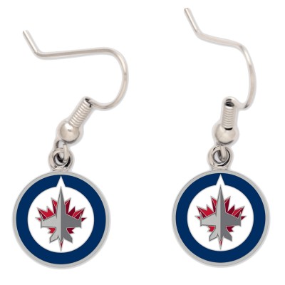 Winnipeg Jets Logo Wire Earrings